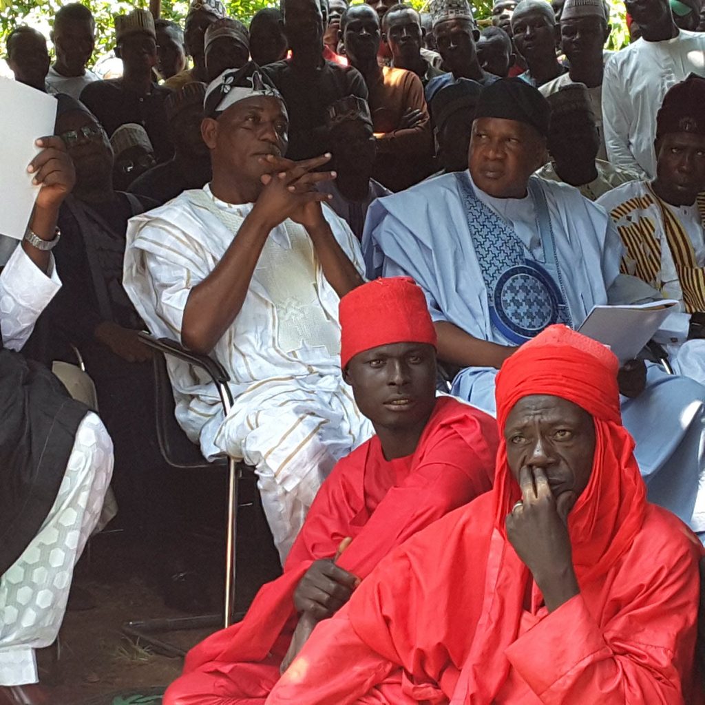 kevin peters and other mourners